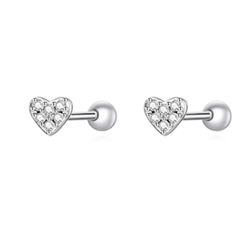 Heart Studs