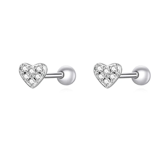 Heart Studs