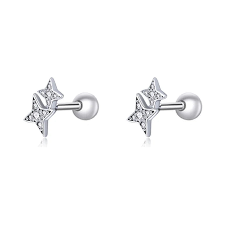 Pointed Star Studs