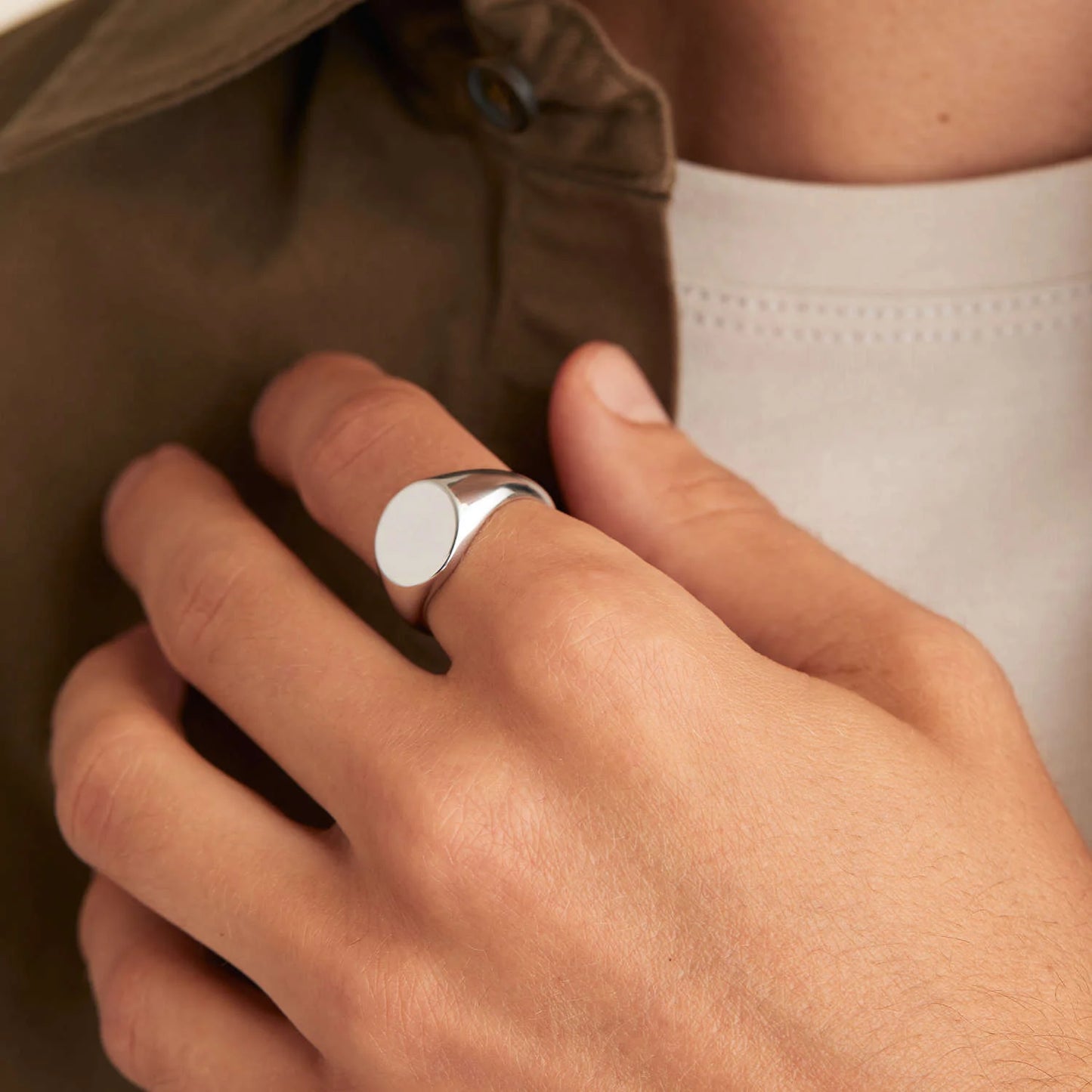 Circle Signet Ring - Brin Store