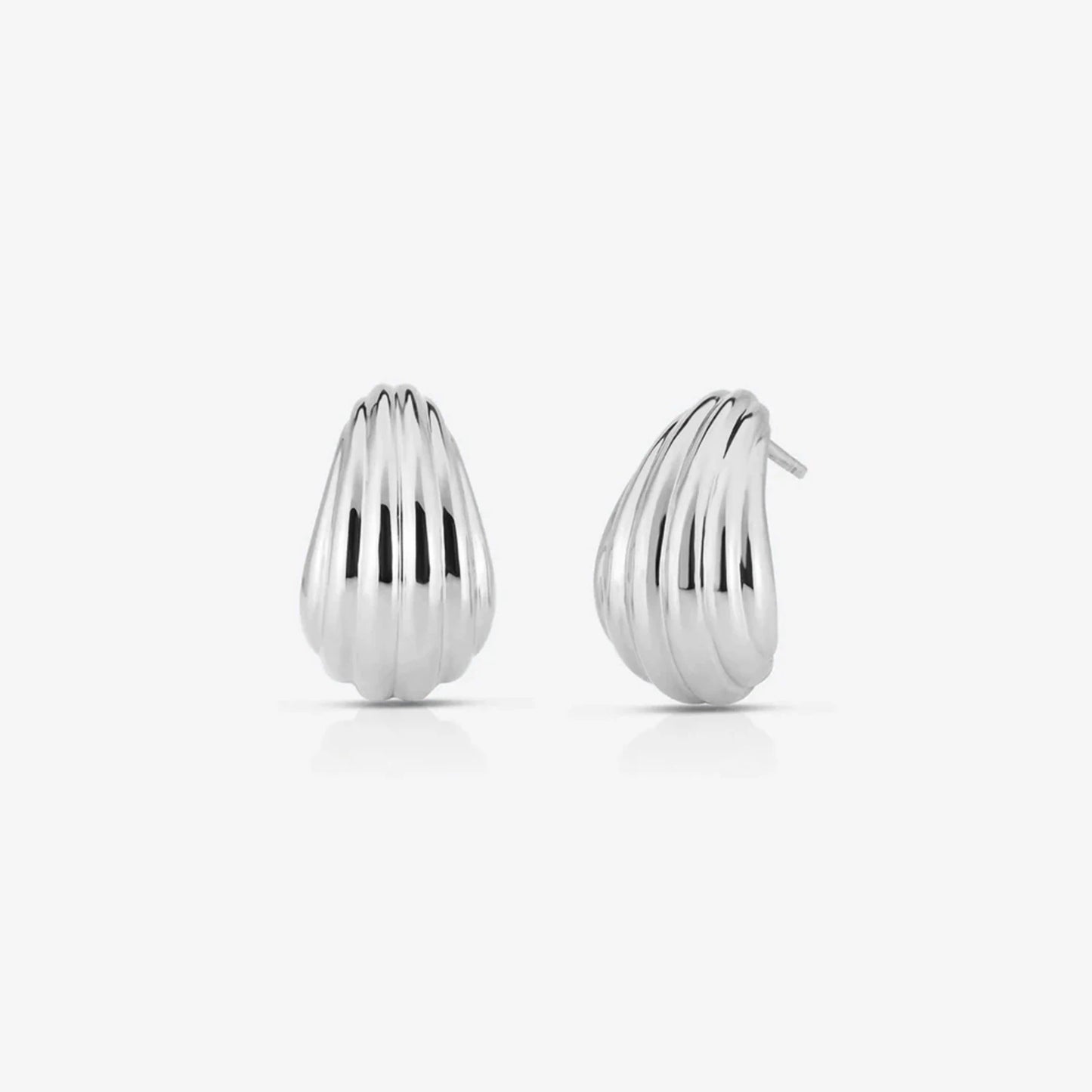 Croissant earrings, medium - Brin Store