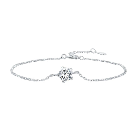 Round Moissanite Bracelet