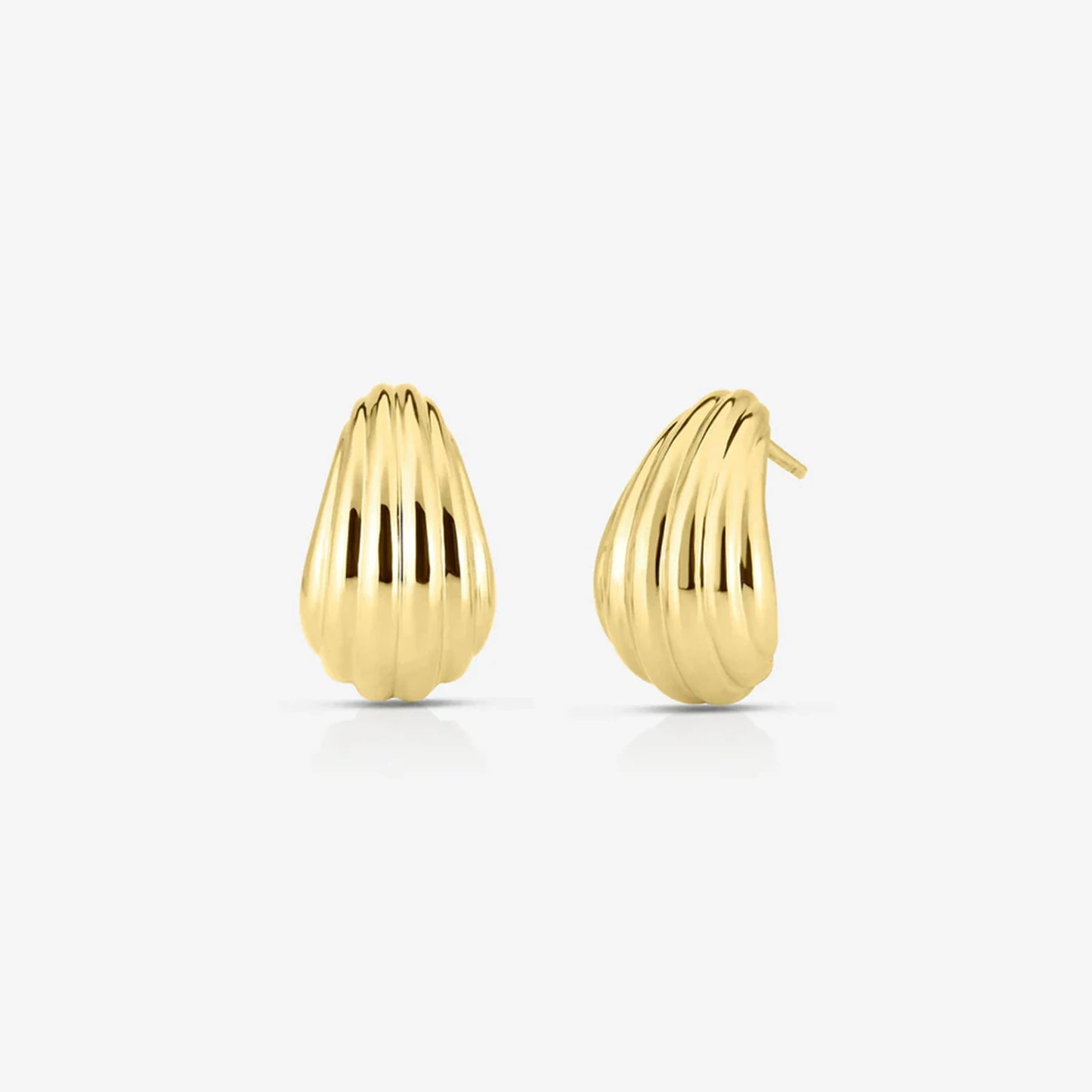 Croissant earrings, medium - Brin Store
