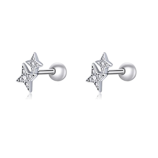 Pointed Star Studs