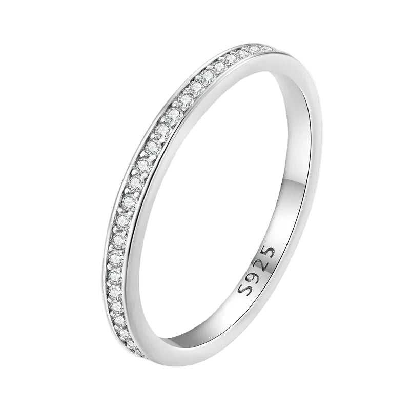 Moissanite Eternity Ring