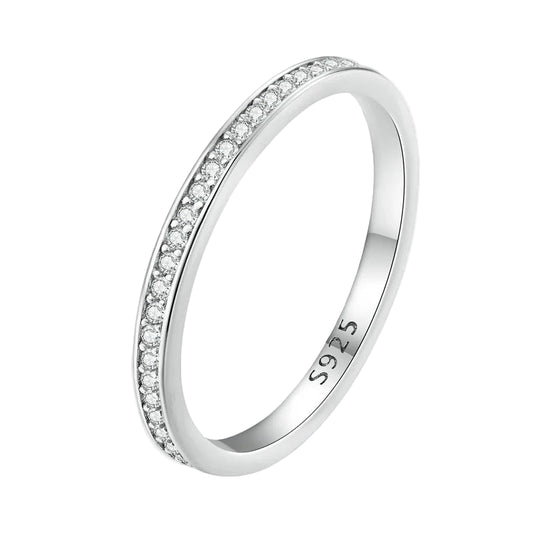 Moissanite Eternity Ring